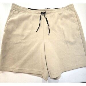 DSG Mens Beige 8'' Inseam Shorts Athletic Fit 2XL Very Soft Pockets Athleisure